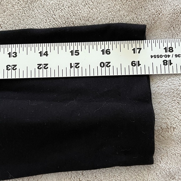 J. McLaughlin Catalina Cloth Black Ponte Collared 3/4 Sleeve Knit Top Small - Picture 10 of 11